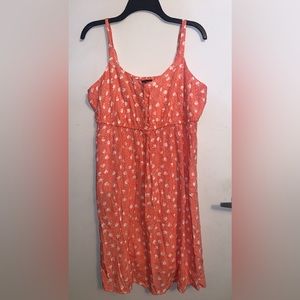 Torrid Coral Henley tank dress size 2X
